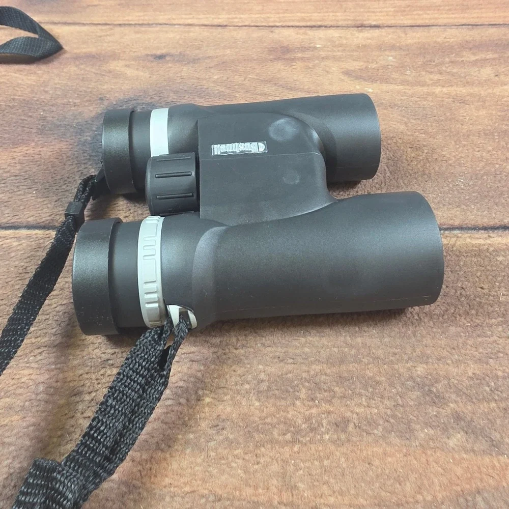 Bushnell Explorer Binoculars 10x28 Black Good Compact 261ft FOV Case Strap